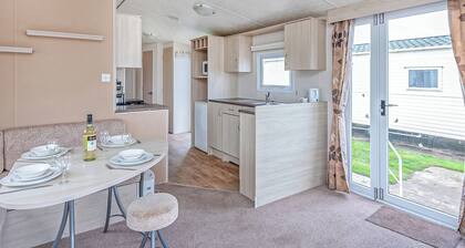 Caravan with one double and two twin.