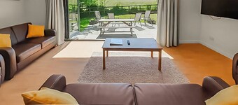 Single storey cottage in its own secluded setting away from the lodges.