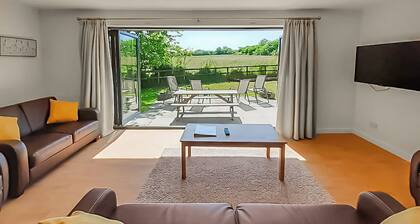 Single storey cottage in its own secluded setting away from the lodges.