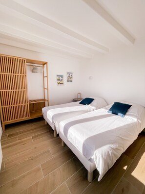 4 bedrooms, iron/ironing board, travel crib, WiFi