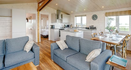 Luxurious and contemporary lodge with stunning countryside views.