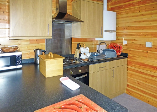 Fridge, oven, stovetop, toaster