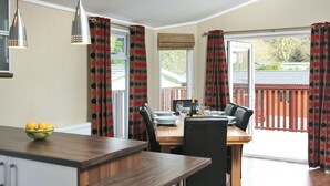Dining - Luxury 3 bed Hot Tub Lodge (Pet) (Lochgoilhead, on the Drimsynie Estate, Argyll)
