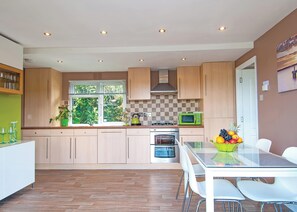 Fridge, oven, stovetop, toaster