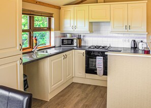 Fridge, oven, stovetop, toaster