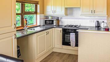 Fridge, oven, stovetop, toaster