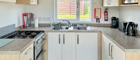Fridge, oven, stovetop, toaster