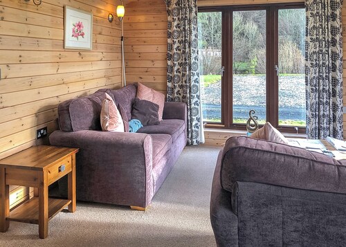 Superior and stunning stylish pine lodge.