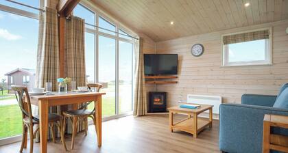 Luxurious and contemporary lodge with stunning countryside views.