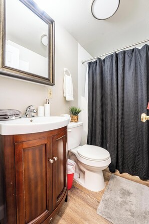 Douche, séchoir à cheveux