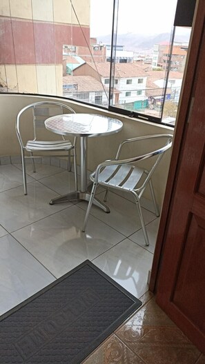 Blick von der Unterkunft