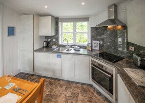 Fridge, oven, stovetop, toaster