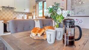 Dining - Luxury and contemporary styled lodge. (Glossop)