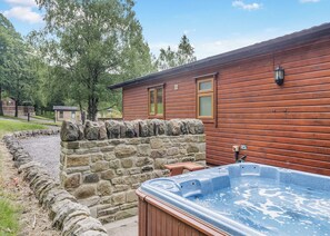 Utendørs boblebad