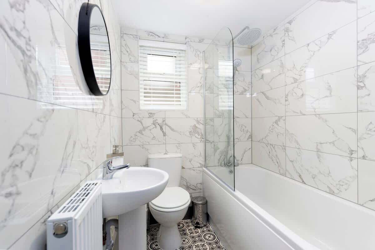 Shower, hair dryer