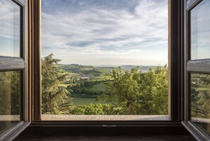 Landuitzicht vanuit accommodatie