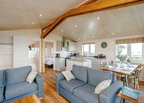 Interior - Luxurious and contemporary lodge with stunning countryside views. (Bretby, Derbyshire)