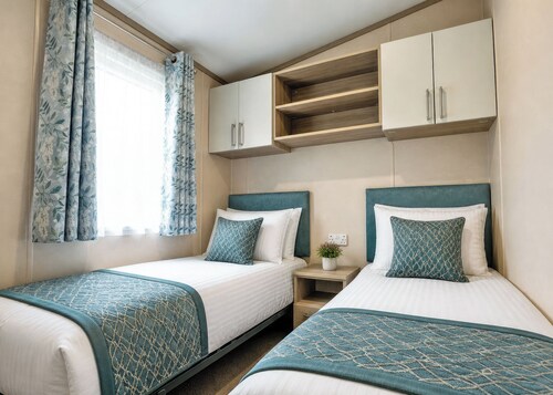 Luxurious and contemporary caravan.