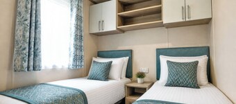 Luxurious and contemporary caravan.
