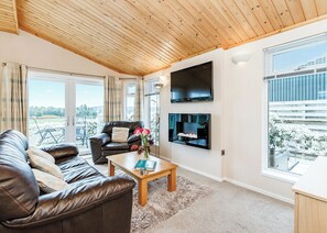 Living area - Superb lodge with luxurious and contemporary styling features. (North Kessock, Inverness)