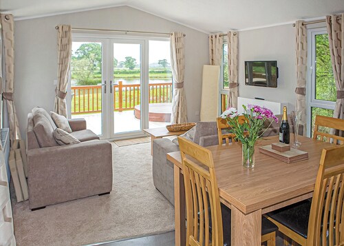 Stylish luxury lodge.