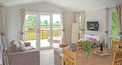 Stylish luxury lodge.