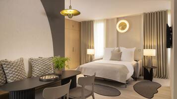 1 chambre, fer et planche Ă  repasser, Wi-Fi gratuit, draps fournis