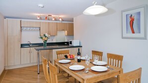 Dining - Ground floor apartment with one double, one twin and one with bunks. (Dawlish Warren)