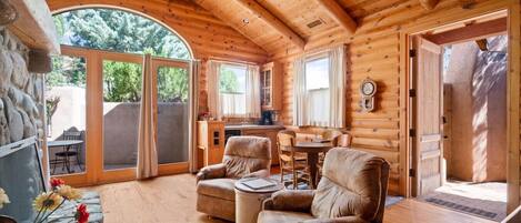 Télévision, cheminée