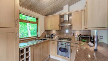 Fridge, oven, stovetop, toaster