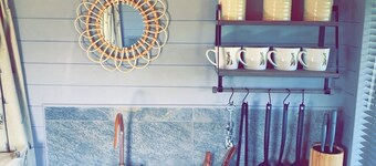 March Hare is a marvellous shepherd’s hut that sleeps up to four people.