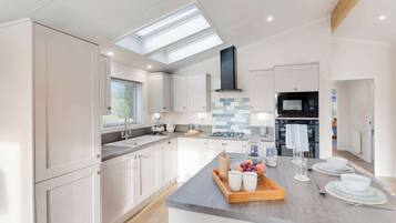 Fridge, oven, stovetop, toaster