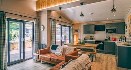 A magnificent bespoke lodge perfect for a family escape.