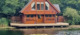 Set in a peaceful location and perched over the lake.