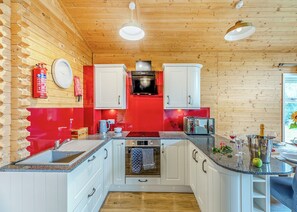 Fridge, oven, stovetop, toaster