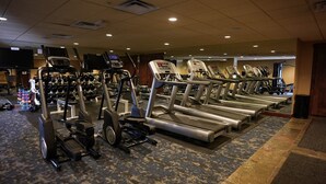 A gym with treadmills, elliptical machines, and free weights. - All the comforts of home. Amazing mountain views from both floors! (Durango)