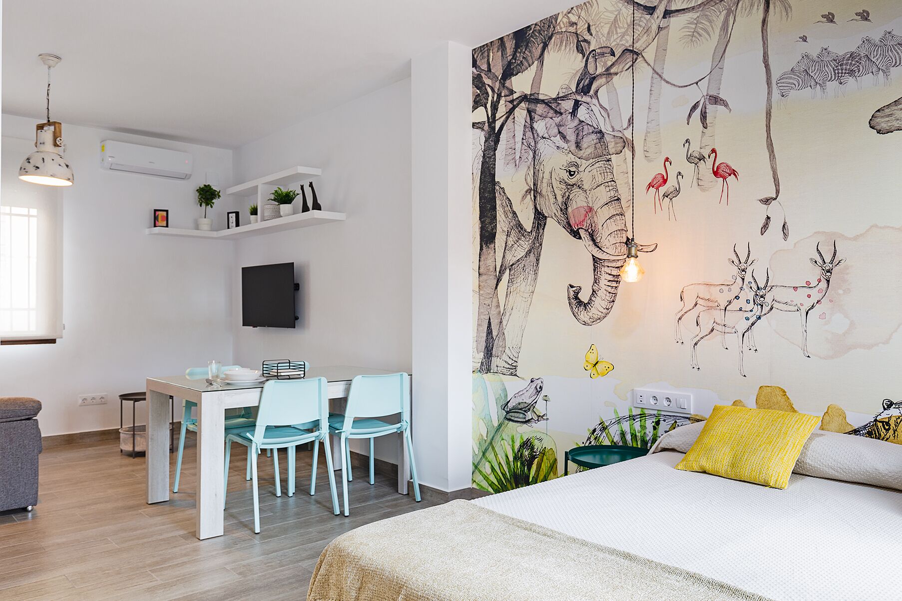 1 bedroom, travel crib, free WiFi