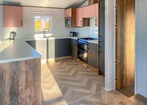 Fridge, oven, stovetop, toaster