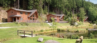 A superbly appointed impressive two storey luxury lodge.