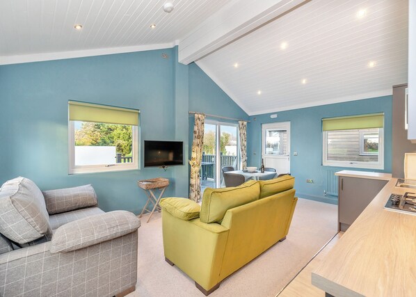 Living area - 1 bedroom accommodation in Snainton Luxury Lodges (Snainton Luxury Lodges)