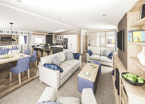 Luxury 2 bed Hot Tub Lodge (Pet)