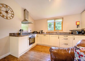 Fridge, oven, stovetop, toaster