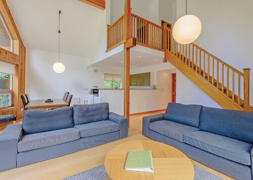 An extremely spacious two storey luxury lodge.