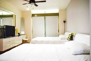 2 habitaciones y ropa de cama de alta calidad 