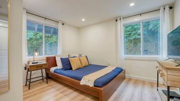 2 dormitorios, tabla de planchar con plancha, wifi gratis y ropa de cama