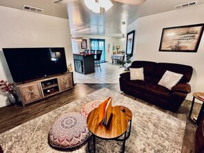 TV, video games, offices