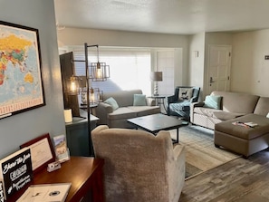 TV, table football, offices