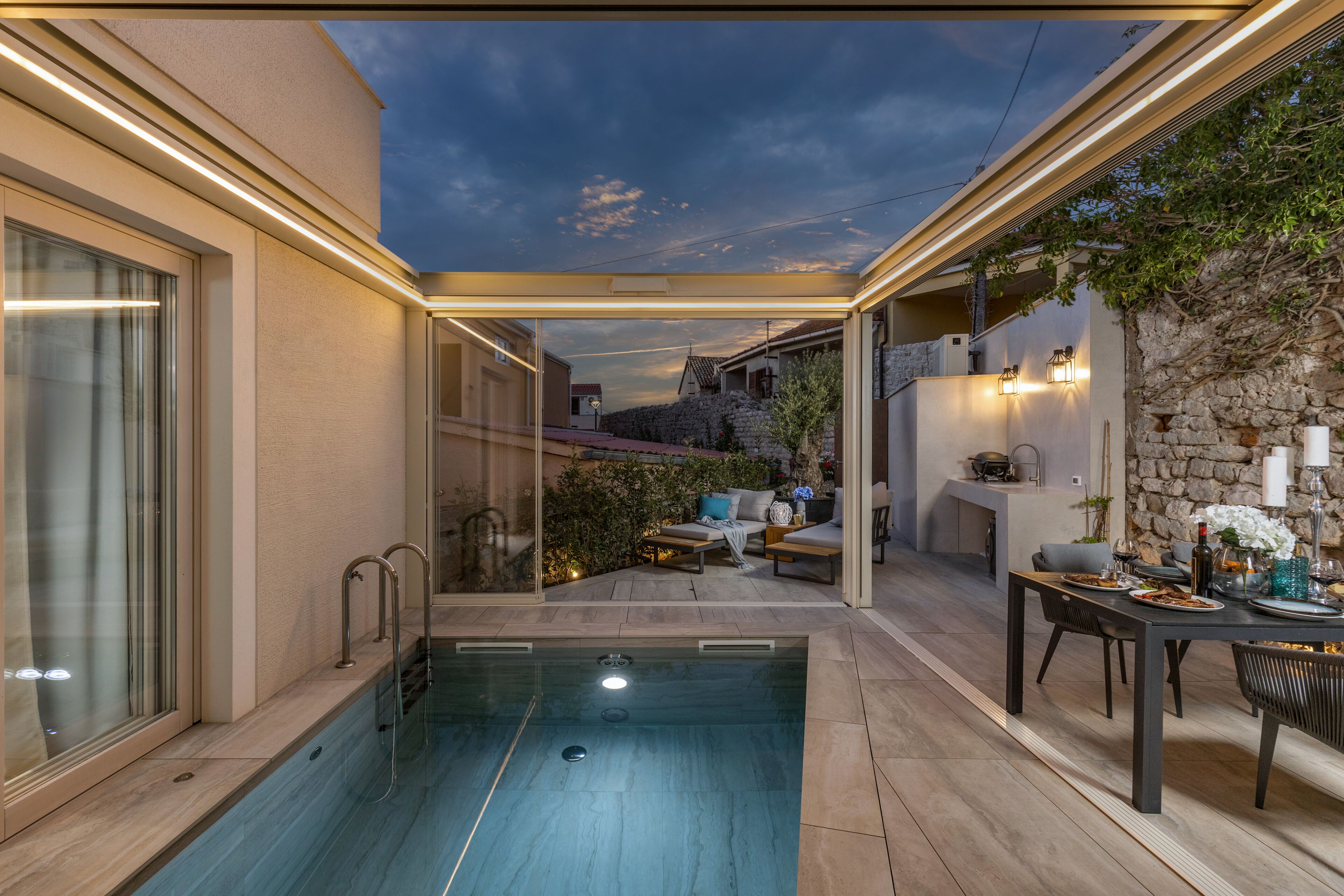 Außenpool, beheizter Pool