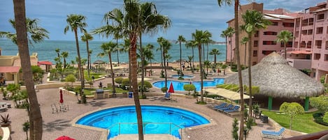 Piscina externa, piscina aquecida