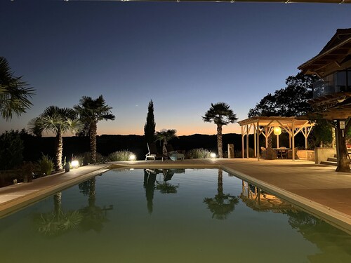 Stunning Gascon farmhouse in totally private setting